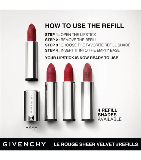 givenchy le rouge sheer velvet รีวิว